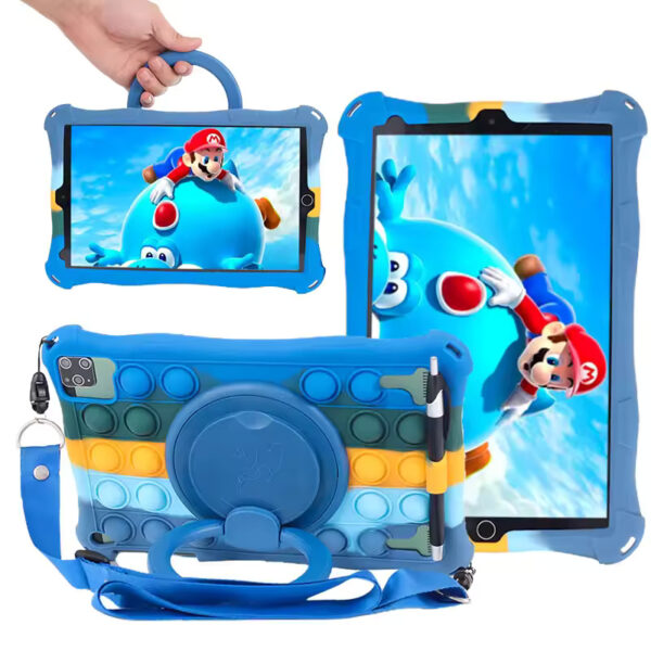 Universal 10.1" Silicone Tablet Case – Shockproof Stand Cover for Android Tablets | Perfect Fit (25x16CM/9.84x6.3in)