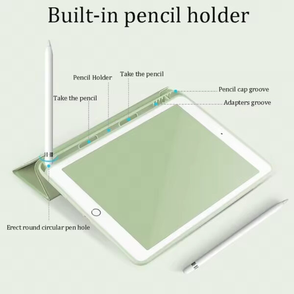Versatile Case for iPad Pro 11", Air 4, & Mini – Smart Cover for 10.2", 9.7", 10.5" with Pencil Holder | Ultimate Protection & Style!