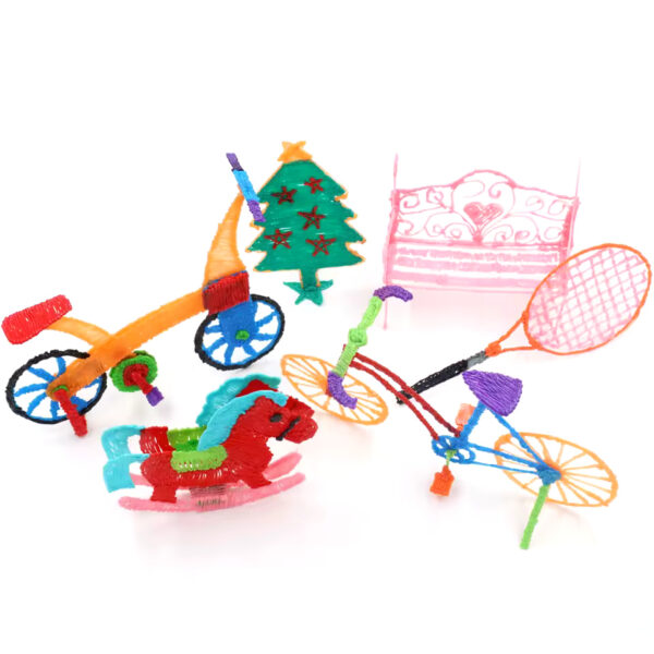 Colored PLA Filament Refill for 3D Printing Pen – Safe, Smoke-Free & Flexible | 36M 50M 100M 150M 200M for Kids & Creative Projects