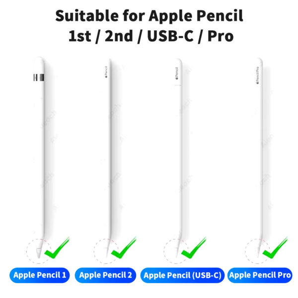Apple Pencil Nib Case – Soft & Hard Tips (2B, HB, 3.0) for 1st & 2nd Generation | Essential Accessories for Your Apple Pencil